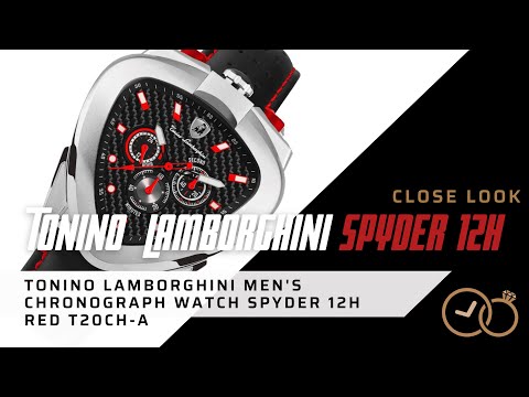 Tonino Lamborghini Men's Chronograph Watch Spyder 12H Red T20CH-A