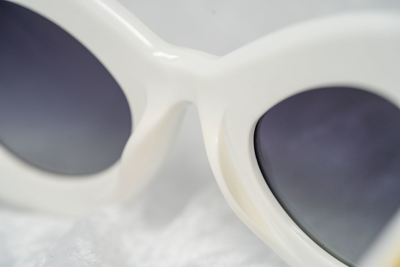 Jeremy Scott Sunglasses Cat Eye Multicoloured Bars With Grey Category 3 Graduated Lenses JSCATEYEC2SUN - Watches & Crystals