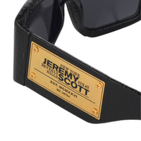 Thumbnail for Jeremy Scott Sunglasses Faux Crocodile Leather Plaque Special Edition Black CAT3 JSPLAQUEC2SUN - Watches & Crystals
