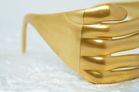 Thumbnail for Jeremy Scott Sunglasses Metallic Gold Hands Special Edition JSHANDSC3 - Watches & Crystals