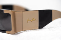 Thumbnail for Jeremy Scott Sunglasses Rectangular Big Tut Brown & Black with Grey CAT3 Lenses 6JSBIGTUTGOLDBLACK - Watches & Crystals