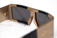 Thumbnail for Jeremy Scott Sunglasses Rectangular Big Tut Brown & Black with Grey CAT3 Lenses 6JSBIGTUTGOLDBLACK - Watches & Crystals