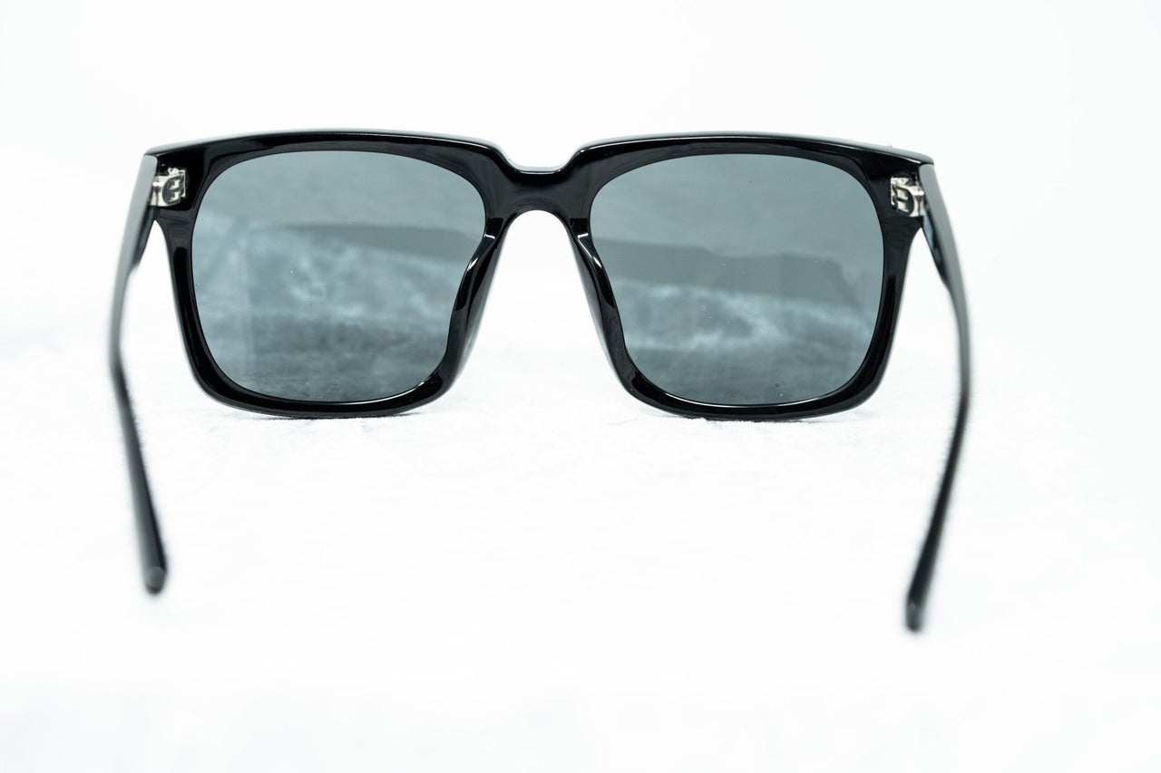 Kokon To Zai Sunglasses D-Frame Black/Silver With Grey Category 3 Lenses KTZ14C1SUN - Watches & Crystals