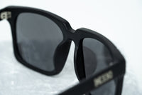 Thumbnail for Kokon To Zai Sunglasses D-Frame Unisex Matte Black/White With Silver Lenses KTZ14C2SUN - Watches & Crystals