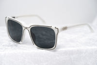 Thumbnail for Kokon To Zai Sunglasses D-Frame Unisex White With Silver CAT3 Grey Lenses KTZ14C3SUN - Watches & Crystals