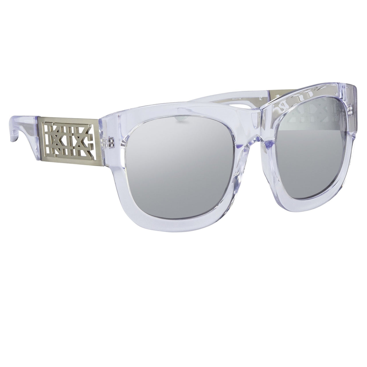 Kokon To Zai Sunglasses Oversized Clear With Silver Category 3 Mirror Lenses KTZ17C3SUN - Watches & Crystals