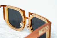 Thumbnail for Kokon To Zai Sunglasses Special Beige Orange With Dark Grey Category 3 Lenses KTZ16C1SUN - Watches & Crystals