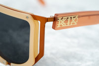 Thumbnail for Kokon To Zai Sunglasses Special Beige Orange With Dark Grey Category 3 Lenses KTZ16C1SUN - Watches & Crystals