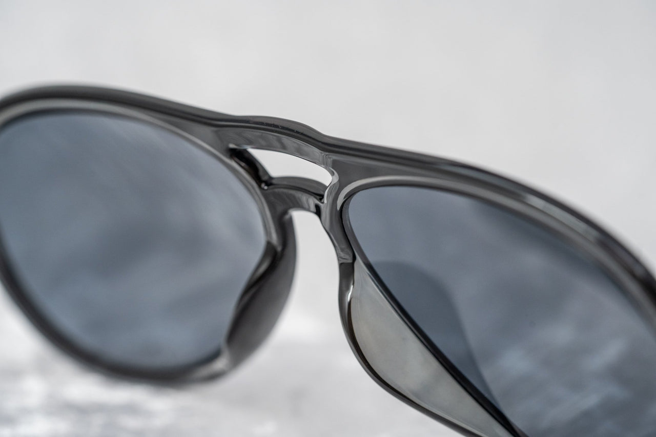 Kris Van Assche Sunglasses Black with Blue Mirror Lenses Category 3 - KVA78C5SUN - Watches & Crystals