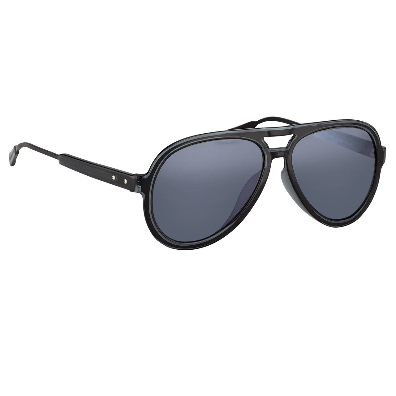 Kris Van Assche Sunglasses Black with Blue Mirror Lenses Category 3 - KVA78C5SUN - Watches & Crystals