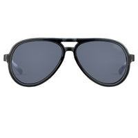 Thumbnail for Kris Van Assche Sunglasses Black with Blue Mirror Lenses Category 3 - KVA78C5SUN - Watches & Crystals