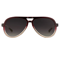 Thumbnail for Kris Van Assche Sunglasses Burgundy Clear and Brown Graduated Lenses - KVA78C2SUN - Watches & Crystals