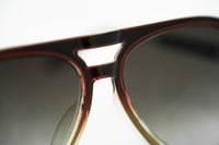 Thumbnail for Kris Van Assche Sunglasses Burgundy Clear and Brown Graduated Lenses - KVA78C2SUN - Watches & Crystals