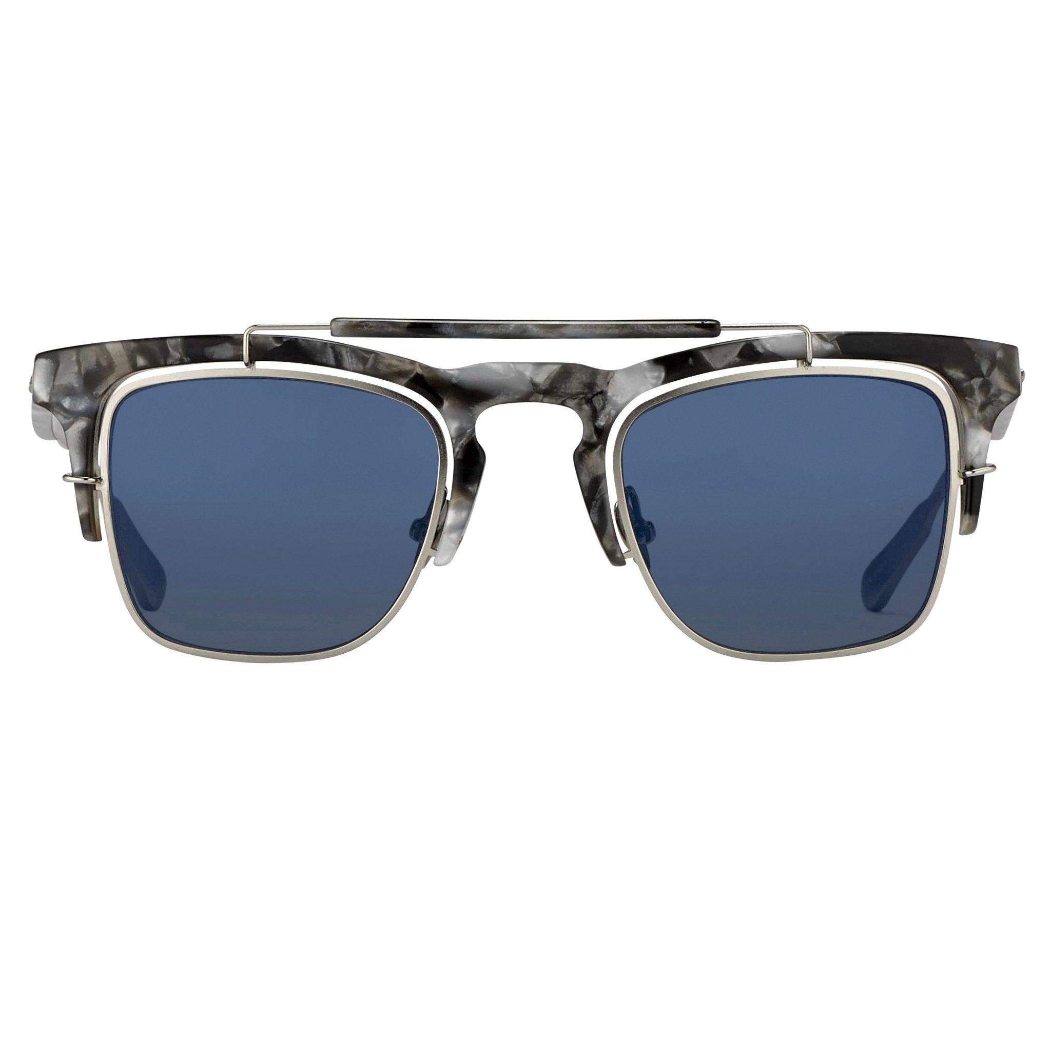 Kris Van Assche Sunglasses D-Frame Blue and Grey - Watches & Crystals