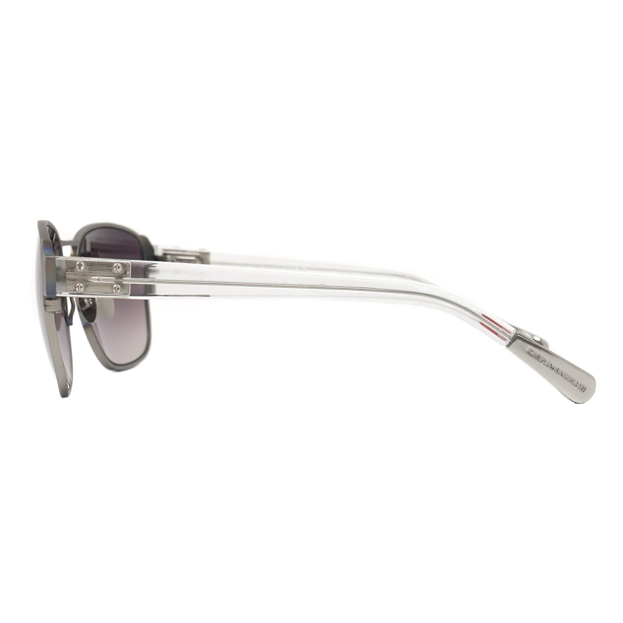 Kris Van Assche Sunglasses D-Frame Iridescent Silver and Purple - Watches & Crystals