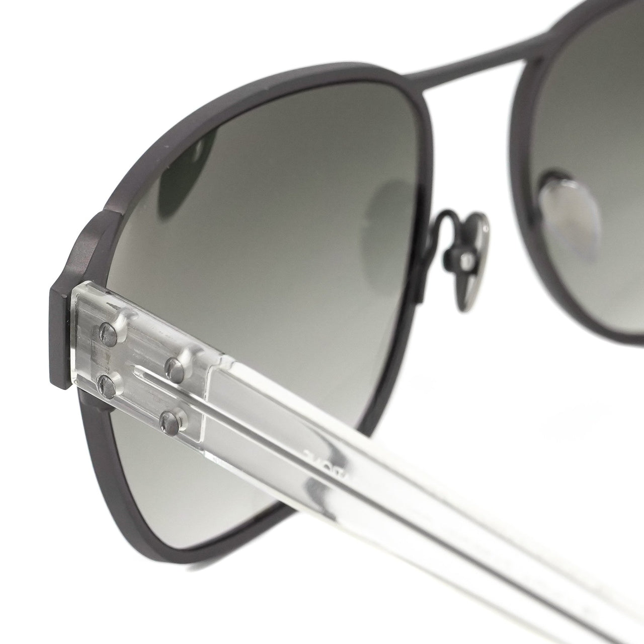 Kris Van Assche Sunglasses D-Frame Matt Brown and Grey - Watches & Crystals
