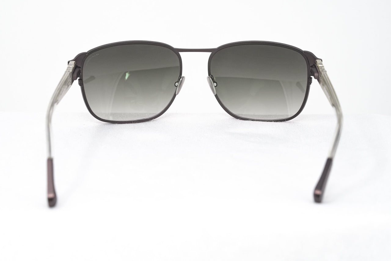 Kris Van Assche Sunglasses D-Frame Matt Brown and Grey - Watches & Crystals