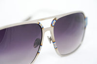 Thumbnail for Kris Van Assche Sunglasses Rectangular Purple and Metalic SIlver - Watches & Crystals