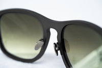 Thumbnail for Kris Van Assche Sunglasses Titanium Unixes D-Frame Matte Dark Brown and Green Graduated Lenses - KVA3C3SUN - Watches & Crystals