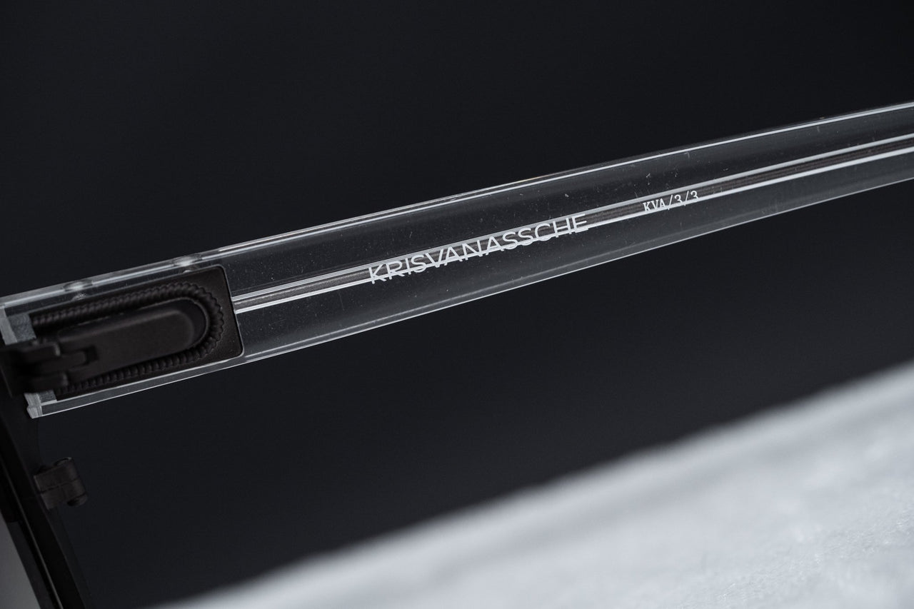 Kris Van Assche Sunglasses Titanium Unixes D-Frame Matte Dark Brown and Green Graduated Lenses - KVA3C3SUN - Watches & Crystals