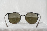 Thumbnail for Kris Van Assche Sunglasses Unisex Oval Brushed Bronze Black Clip-On and Grey Lenses Category 3 - KVA69C1SUN - Watches & Crystals