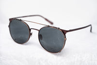 Thumbnail for Kris Van Assche Sunglasses Unisex Oval Matte Burgundy Bronze Clip-On and Grey Lenses Category 3 - KVA69C5SUN - Watches & Crystals