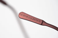 Thumbnail for Kris Van Assche Sunglasses Unisex Oval Matte Burgundy Bronze Clip-On and Grey Lenses Category 3 - KVA69C5SUN - Watches & Crystals