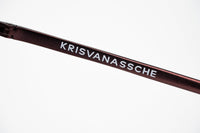 Thumbnail for Kris Van Assche Sunglasses Unisex Oval Matte Burgundy Bronze Clip-On and Grey Lenses Category 3 - KVA69C5SUN - Watches & Crystals
