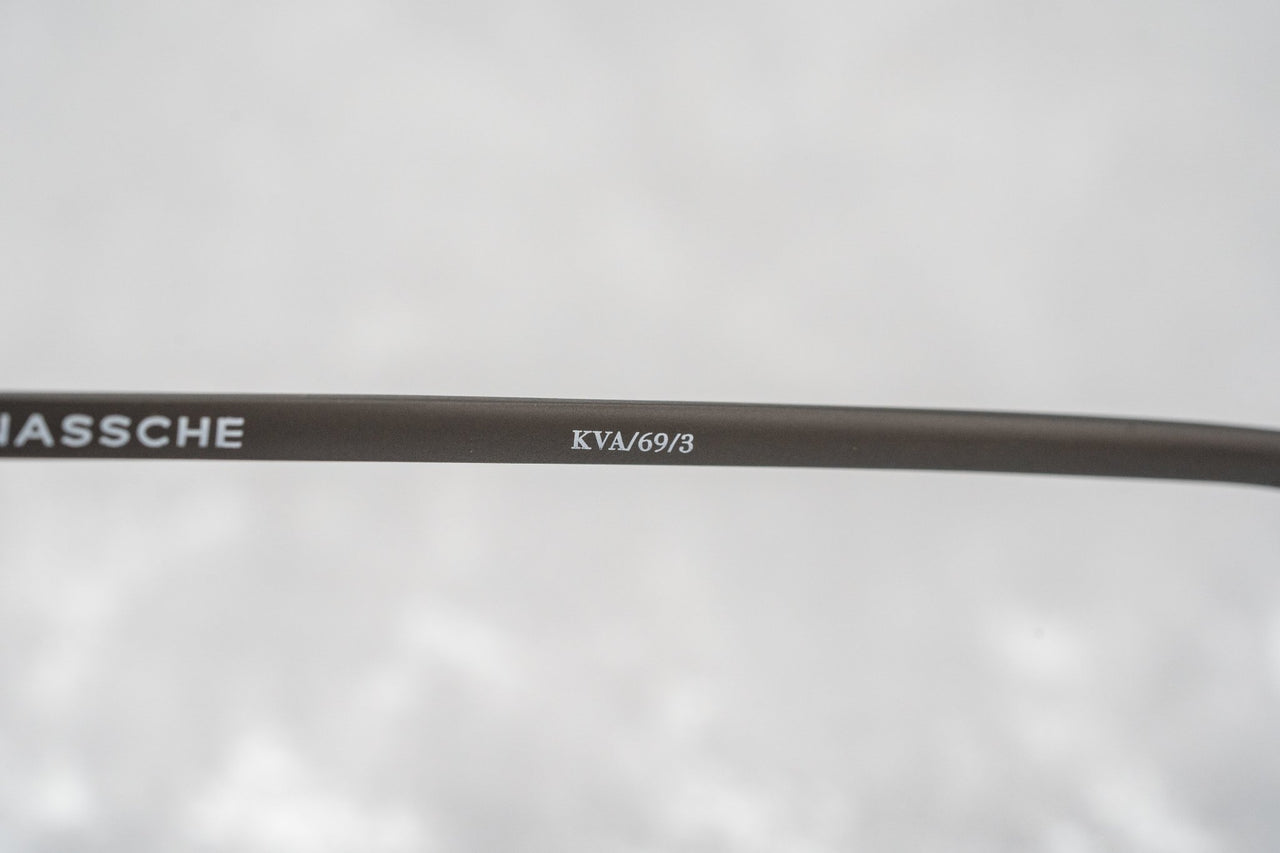 Kris Van Assche Sunglasses Unisex Oval Matte Grey Bronze Clip-On with Grey Graduated Lenses Category 2 - KVA69C3SUN - Watches & Crystals