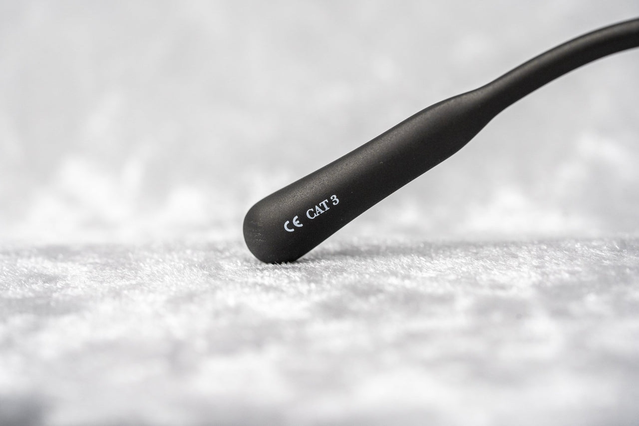 Kris Van Assche Sunglasses Unisex Rectangular Titanium Matte Black Blue Clip-On with Blue Lenses - KVA92C4SUN - Watches & Crystals