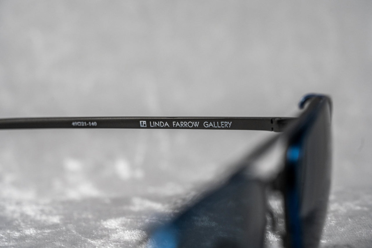 Kris Van Assche Sunglasses Unisex Rectangular Titanium Matte Black Blue Clip-On with Blue Lenses - KVA92C4SUN - Watches & Crystals