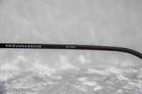 Thumbnail for Kris Van Assche Sunglasses Unisex Rectangular Titanium Matte Black Blue Clip-On with Blue Lenses - KVA92C4SUN - Watches & Crystals