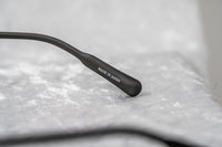 Thumbnail for Kris Van Assche Sunglasses Unisex Rectangular Titanium Matte Black Blue Clip-On with Blue Lenses - KVA92C4SUN - Watches & Crystals