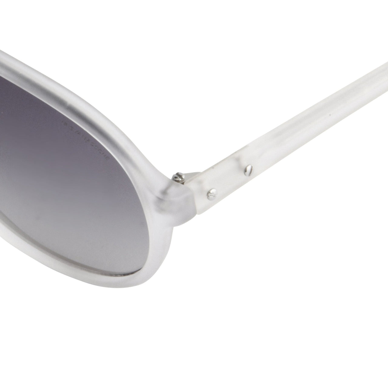 Kris Van Assche Sunglasses Unisex Rubberised Clear with Grey Graduated Lenses Category 2- KVA48C2SUN - Watches & Crystals