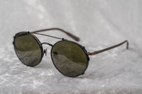 Thumbnail for Kris Van Assche Sunglasses Unisex Titanium Oval Bronze Black Clip-On and Grey Lenses - KVA70C1SUN - Watches & Crystals
