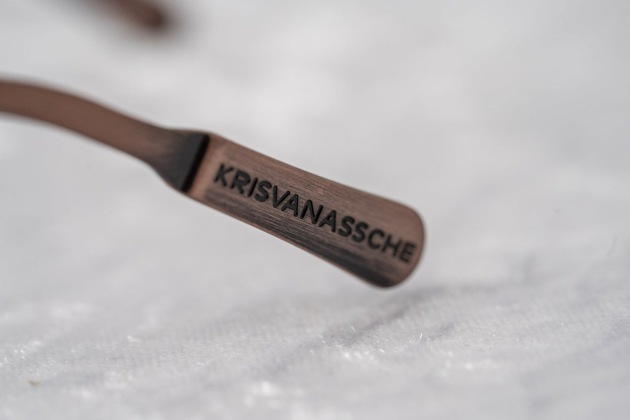 Kris Van Assche Sunglasses Unisex Titanium Oval Bronze Black Clip-On and Grey Lenses - KVA70C1SUN - Watches & Crystals