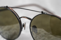 Thumbnail for Kris Van Assche Sunglasses Unisex Titanium Oval Bronze Black Clip-On and Grey Lenses - KVA70C1SUN - Watches & Crystals
