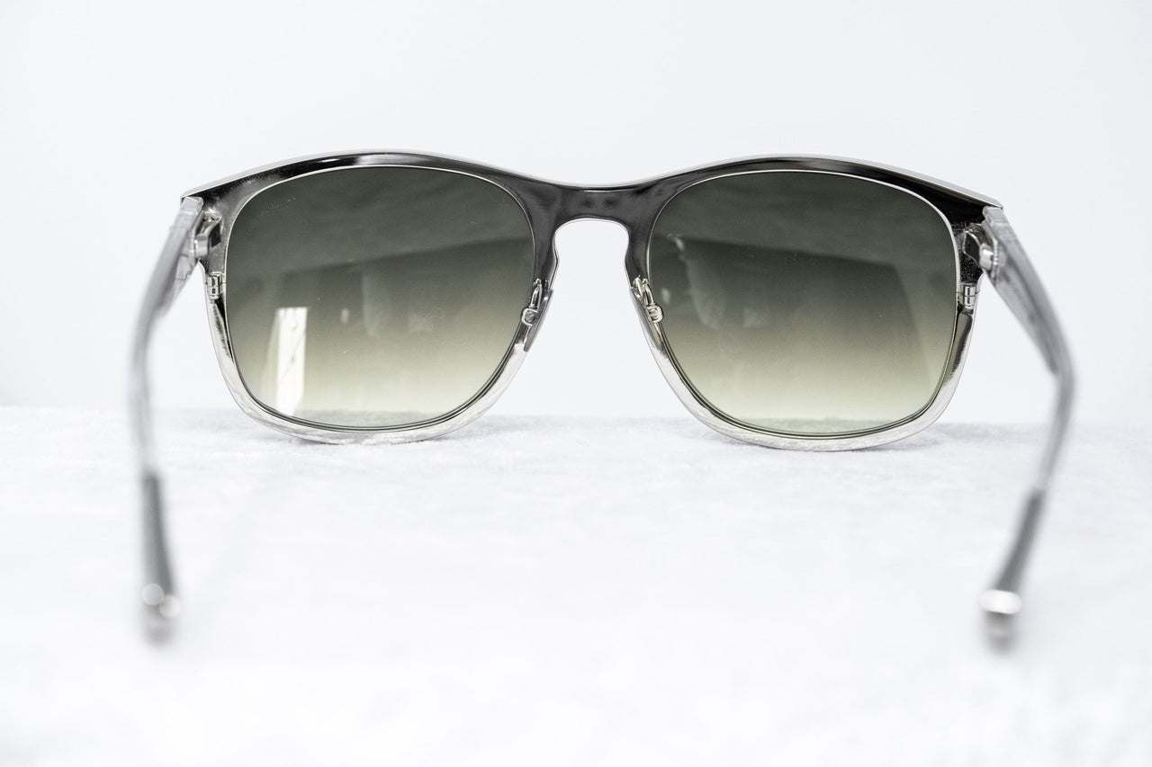 Kris Van Assche Sunglasses Unisex With D-Frame Silver Metal and Green Graduated Lenses - KVA3C4SUN - Watches & Crystals