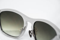 Thumbnail for Kris Van Assche Sunglasses Unisex With D-Frame Silver Metal and Green Graduated Lenses - KVA3C4SUN - Watches & Crystals