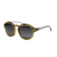 Thumbnail for Kris Van Assche Sunglasses Unisex with Double Bridge Oval Translucent Yellow and Grey Graduated Lenses - KVA11C4SUN - Watches & Crystals
