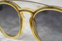 Thumbnail for Kris Van Assche Sunglasses Unisex with Double Bridge Oval Translucent Yellow and Grey Graduated Lenses - KVA11C4SUN - Watches & Crystals