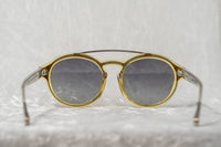 Thumbnail for Kris Van Assche Sunglasses Unisex with Double Bridge Oval Translucent Yellow and Grey Graduated Lenses - KVA11C4SUN - Watches & Crystals