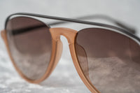 Thumbnail for Kris Van Assche Sunglasses Unisex with Titanium Orange Black and Brown Graduated Lenses Category 3 - KVA84C3SUN - Watches & Crystals