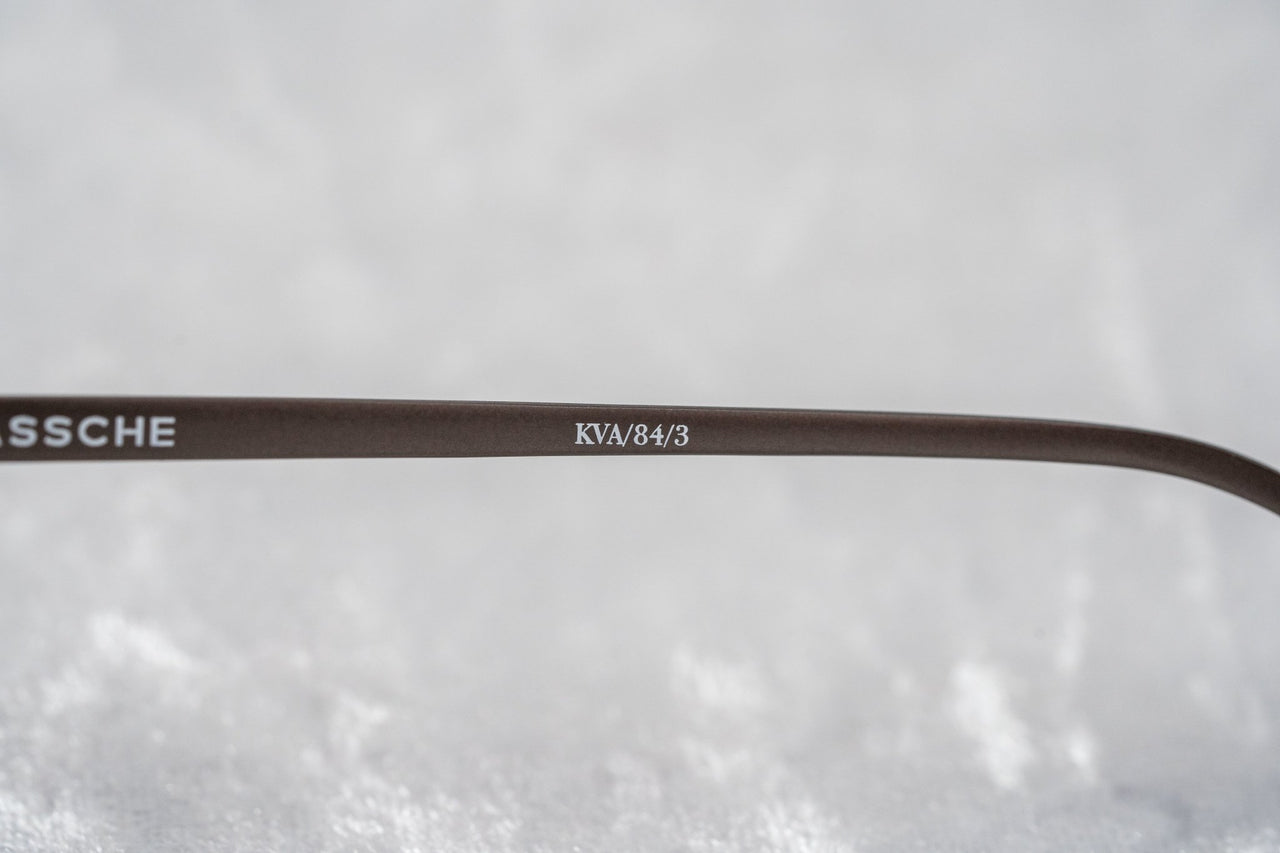 Kris Van Assche Sunglasses Unisex with Titanium Orange Black and Brown Graduated Lenses Category 3 - KVA84C3SUN - Watches & Crystals