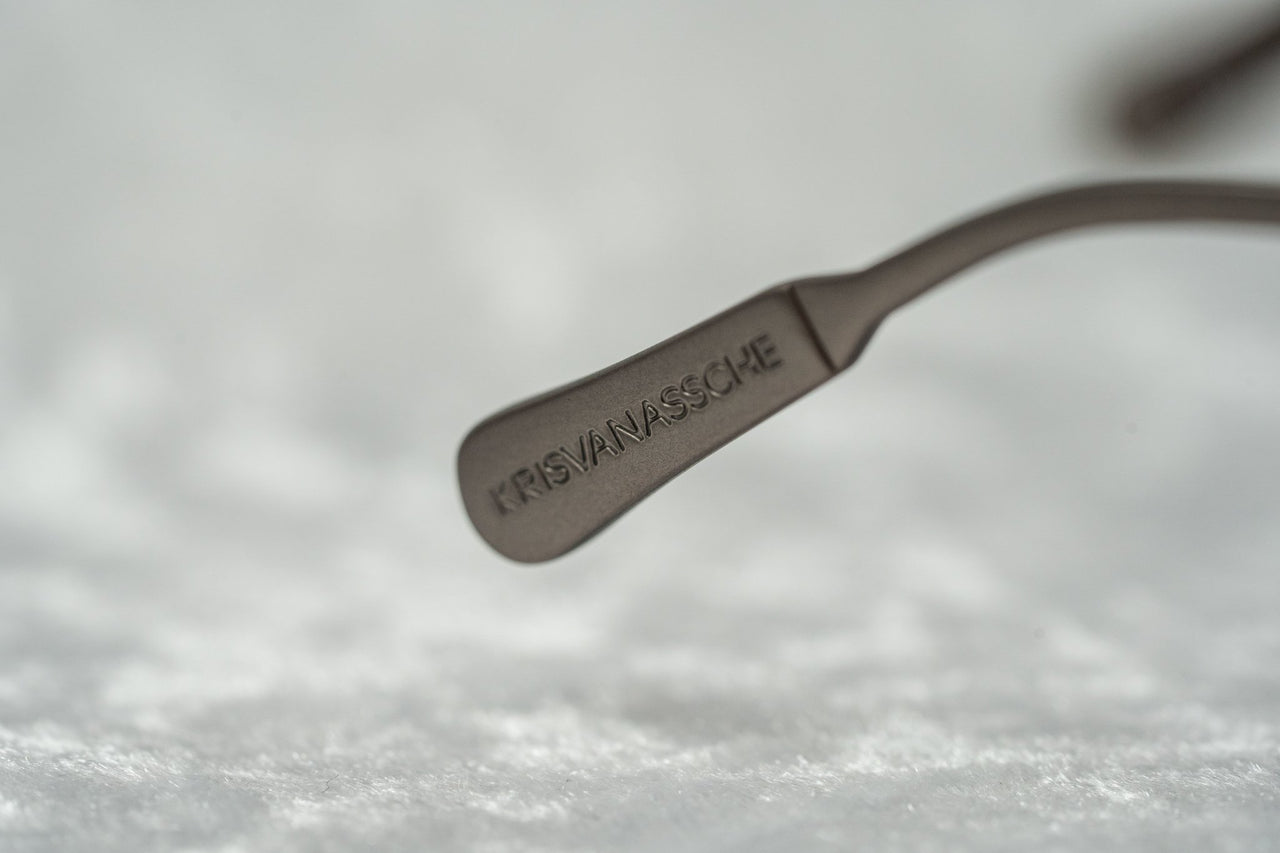 Kris Van Assche Sunglasses Unisex with Titanium Orange Black and Brown Graduated Lenses Category 3 - KVA84C3SUN - Watches & Crystals