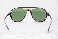 Thumbnail for Kris Van Assche Sunglasses Unisex with Titanium Tortoise Shell Black and Green Lenses Category 2 - KVA84C2SUN - Watches & Crystals