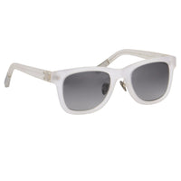 Thumbnail for Kris Van Assche Sunglasses with D-frame Rubberised Clear and Grey Lenses - KVA47C2SUN - Watches & Crystals
