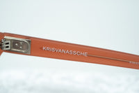 Thumbnail for Kris Van Assche Sunglasses with D-frame Rubberised Orange and Grey Lenses - KVA47C4SUN - Watches & Crystals