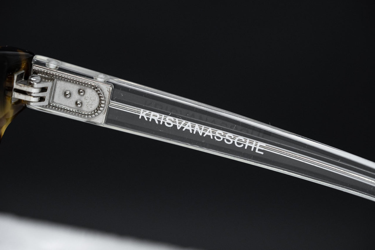 Kris Van Assche Sunglasses with Rectangular Brown Tortoise Shell and Brown Graduated Lenses - KVA18C1SUN - Watches & Crystals