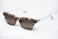 Thumbnail for Kris Van Assche Sunglasses with Rectangular Brown Tortoise Shell and Brown Graduated Lenses - KVA18C1SUN - Watches & Crystals